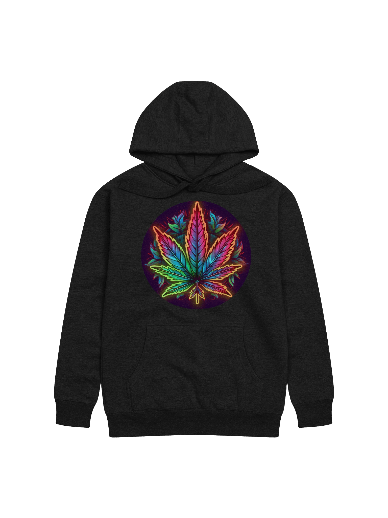 Radiant Rainbow Leaf Glow - A Classy Premium Unisex Hoodie product image (4)