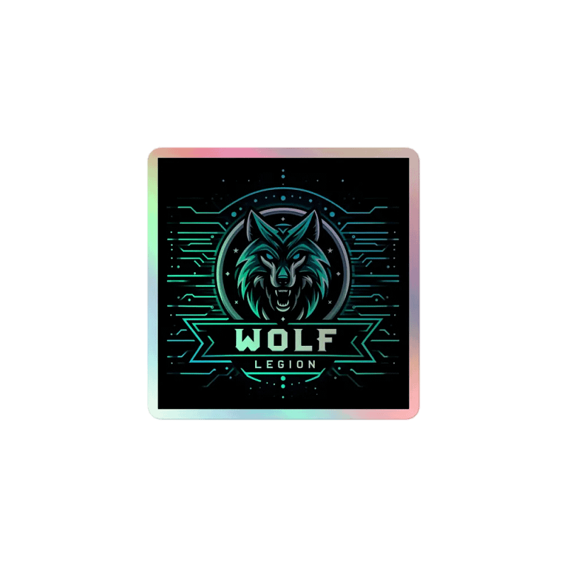 Wolf Legion Holographic Sticker Sheet