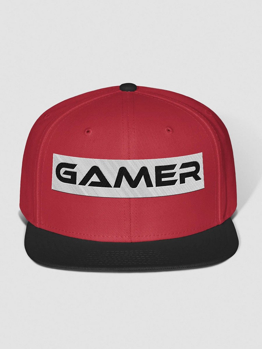Gamer fully embroidered snapback product image (4)