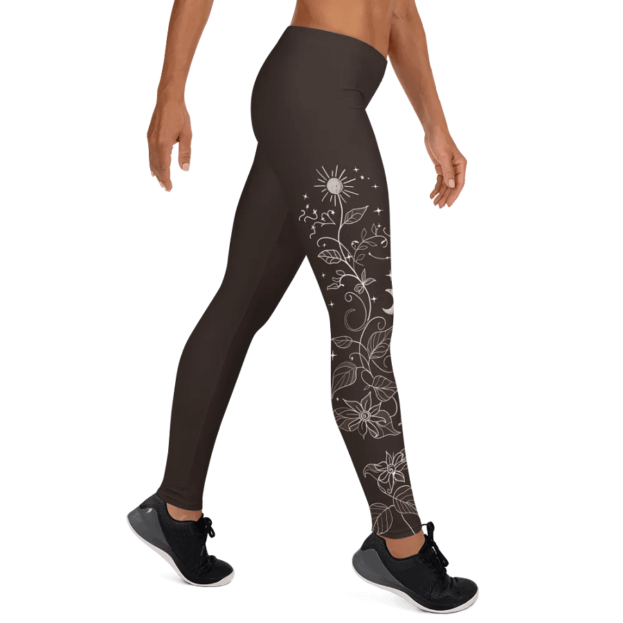 Night Sky Vines Yoga Leggings product image (2)