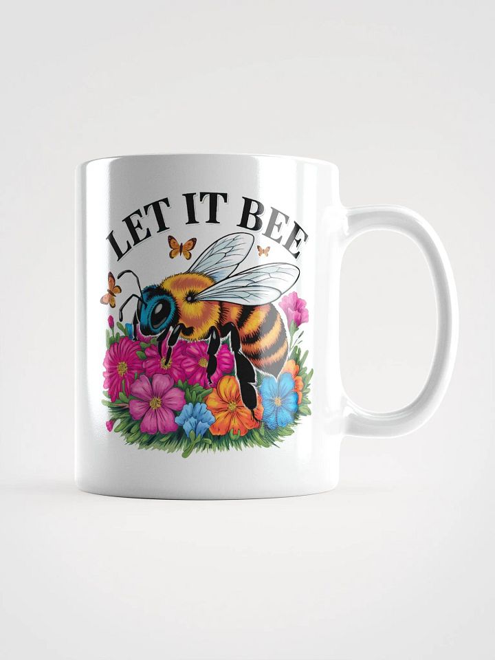 Colorful Let it Bee Flower Mug product image (1)