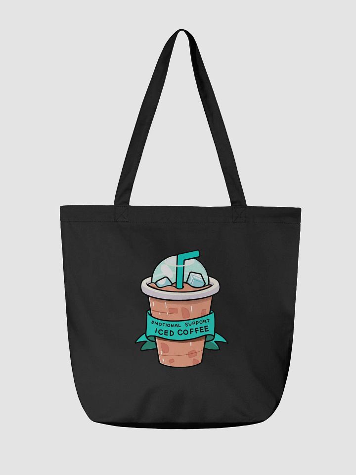 Emotional Support Iced Coffee Eco Tote Bag product image (3)