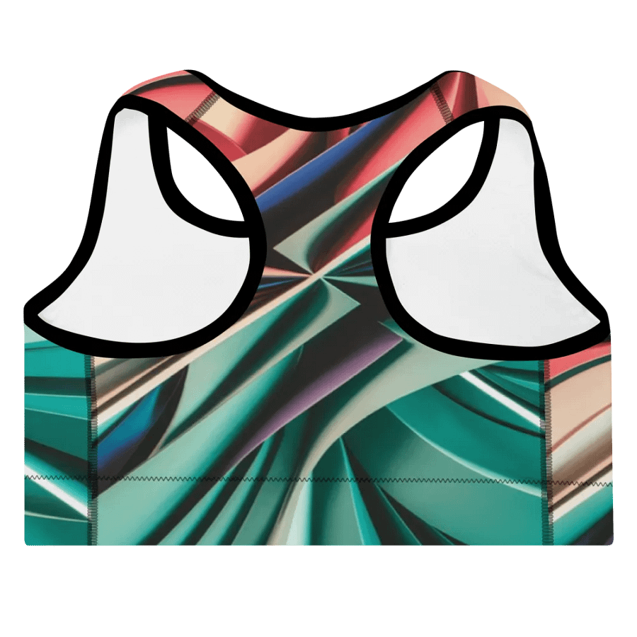 TDS Music Padded Sports Bra - Multicolored Abstract Design product image (10)