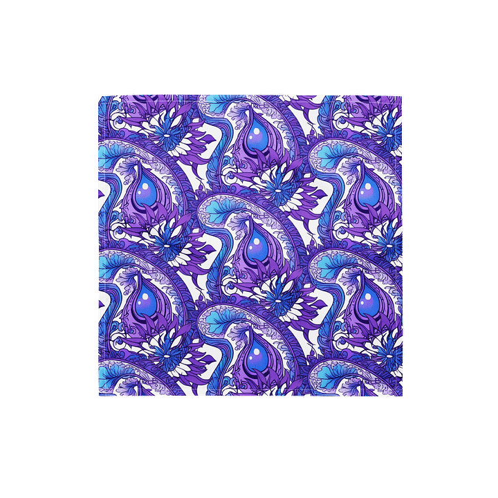 Indigo Paisley Flower - Bandana product image (1)