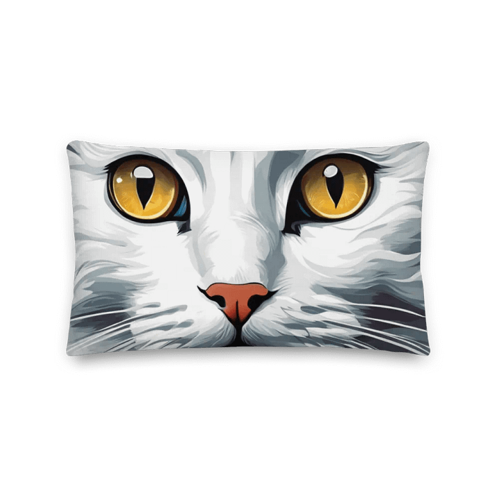Golden Gaze Cat Premium Pillow product image (5)