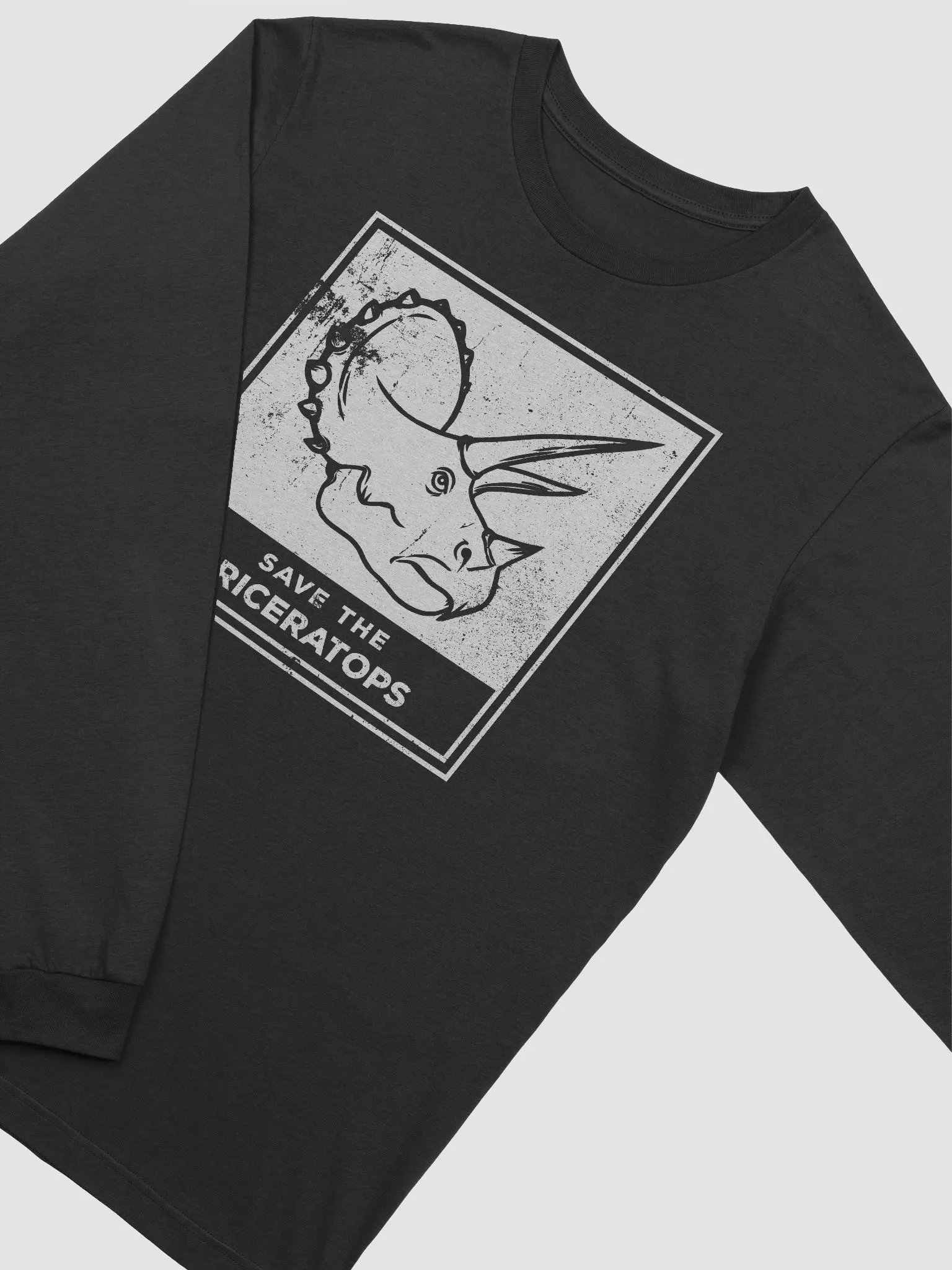 Save The Triceratops! - Long Sleeve Tee product image (14)
