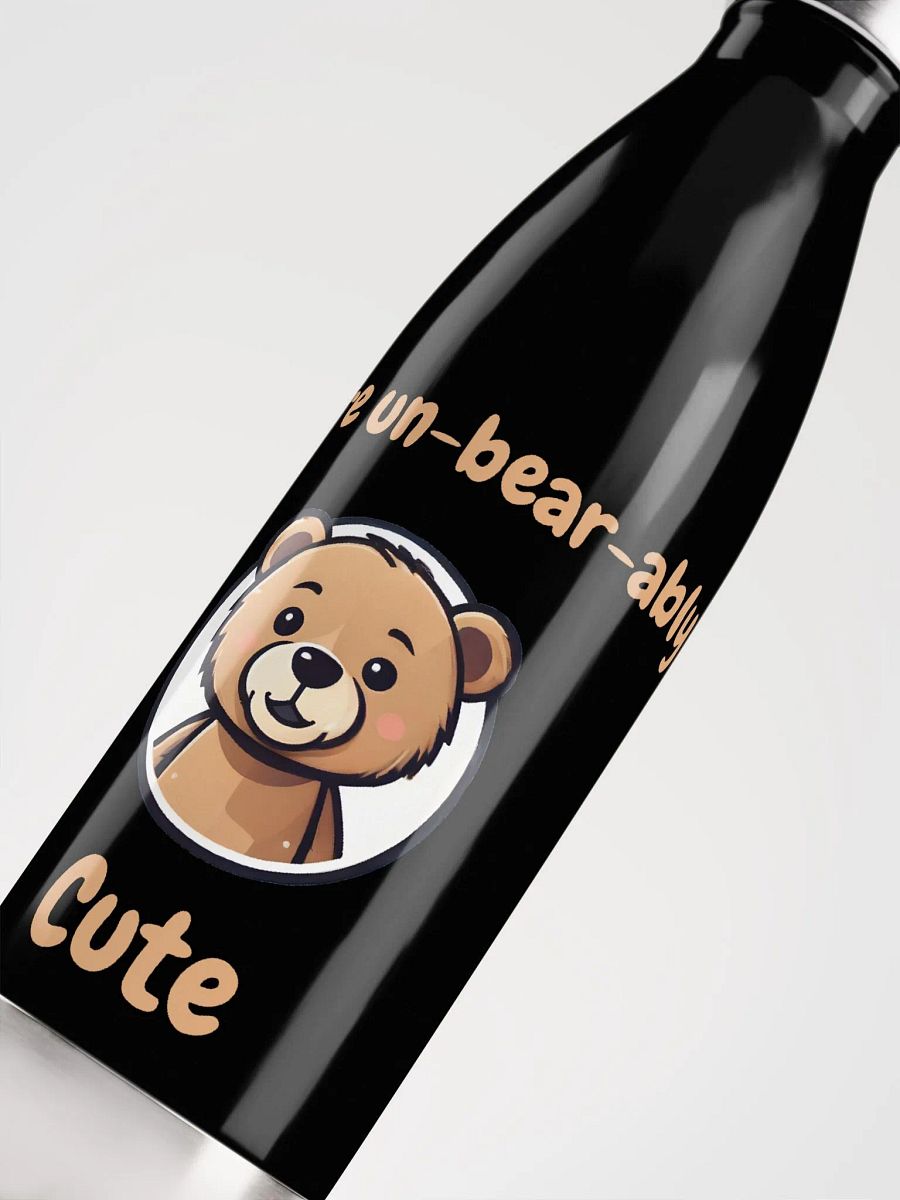 Un-Bear-Ably Cute Stainless Steel Water Bottle product image (5)