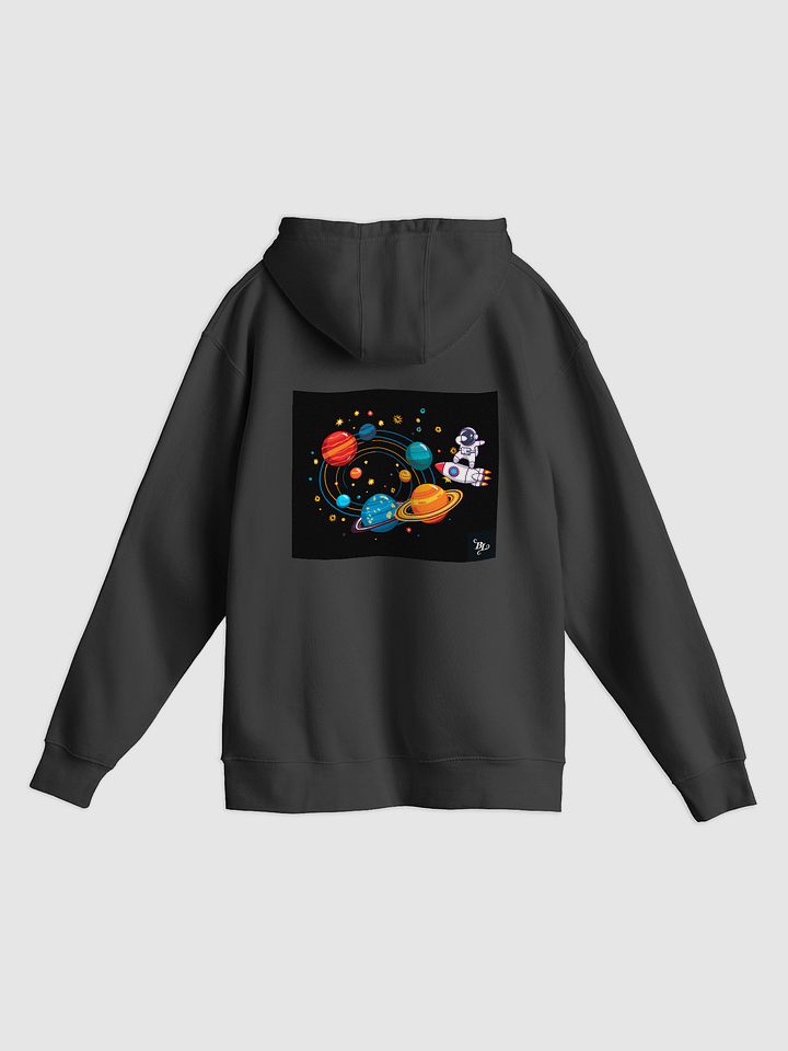 Astronaut Rocket Solar System Premium Pullover Hoodie product image (1)