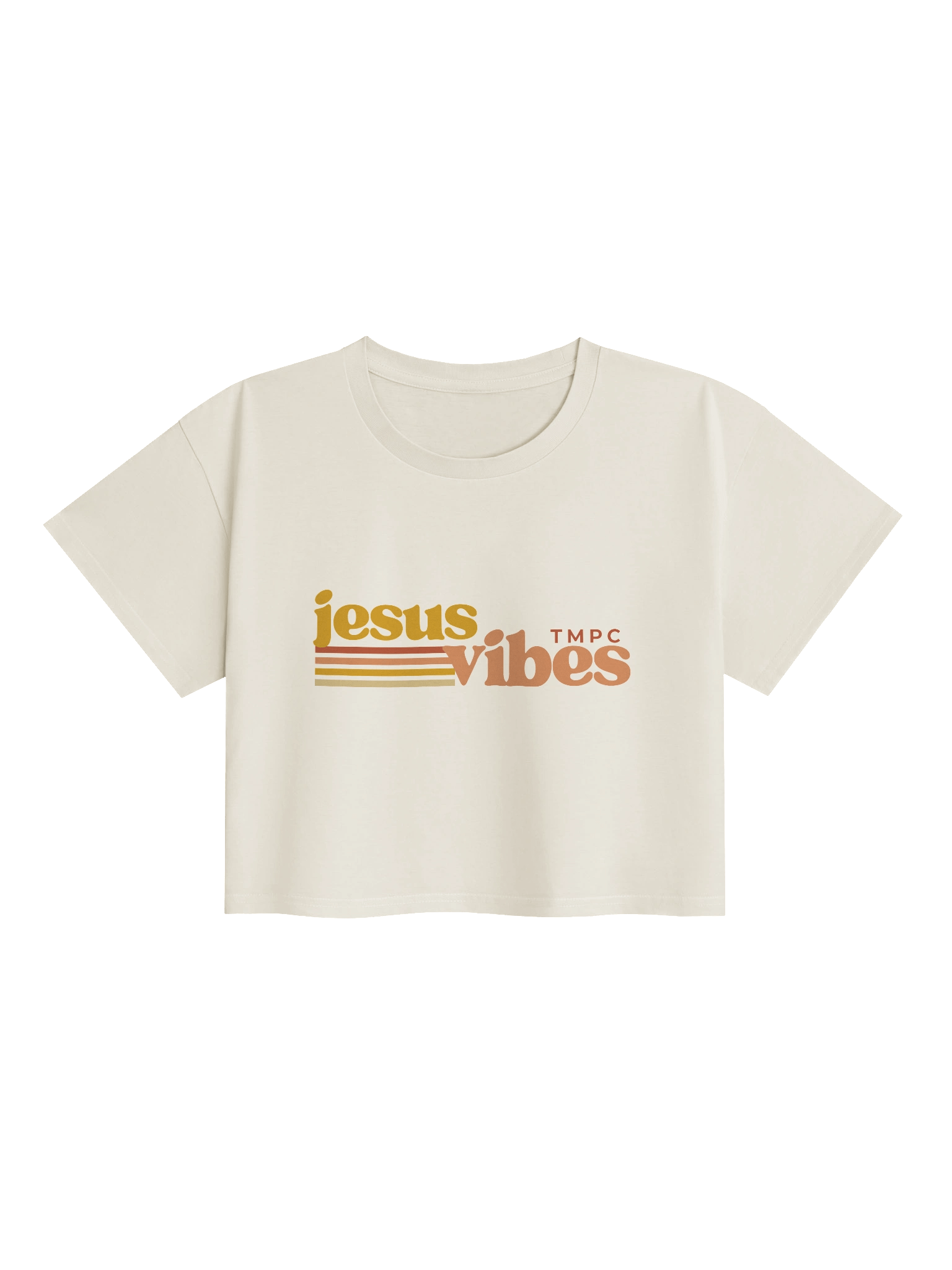 Boxy Modern TMPC Logo Shirt: Jesus Vibes product image (1)