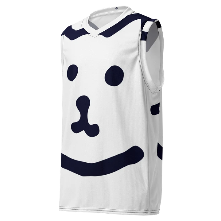 All-Over Print Recycled Unisex Basketball Jersey product image (2)