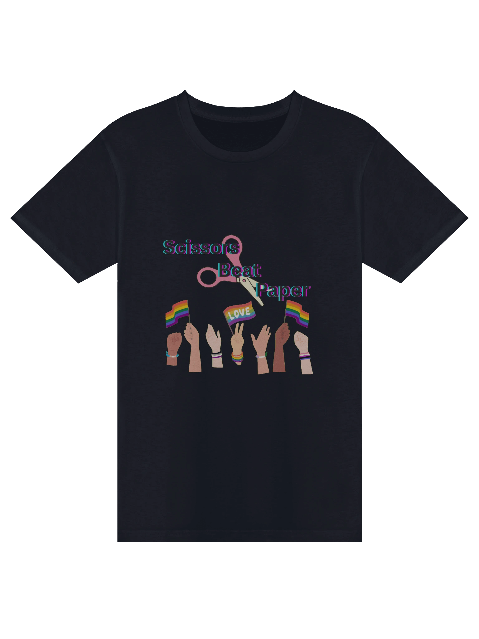 Scissors Beat Paper T-Shirt product image (4)