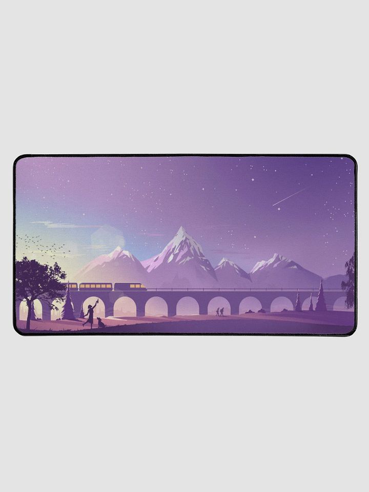 Starry Viaduct Desk Mat product image (1)