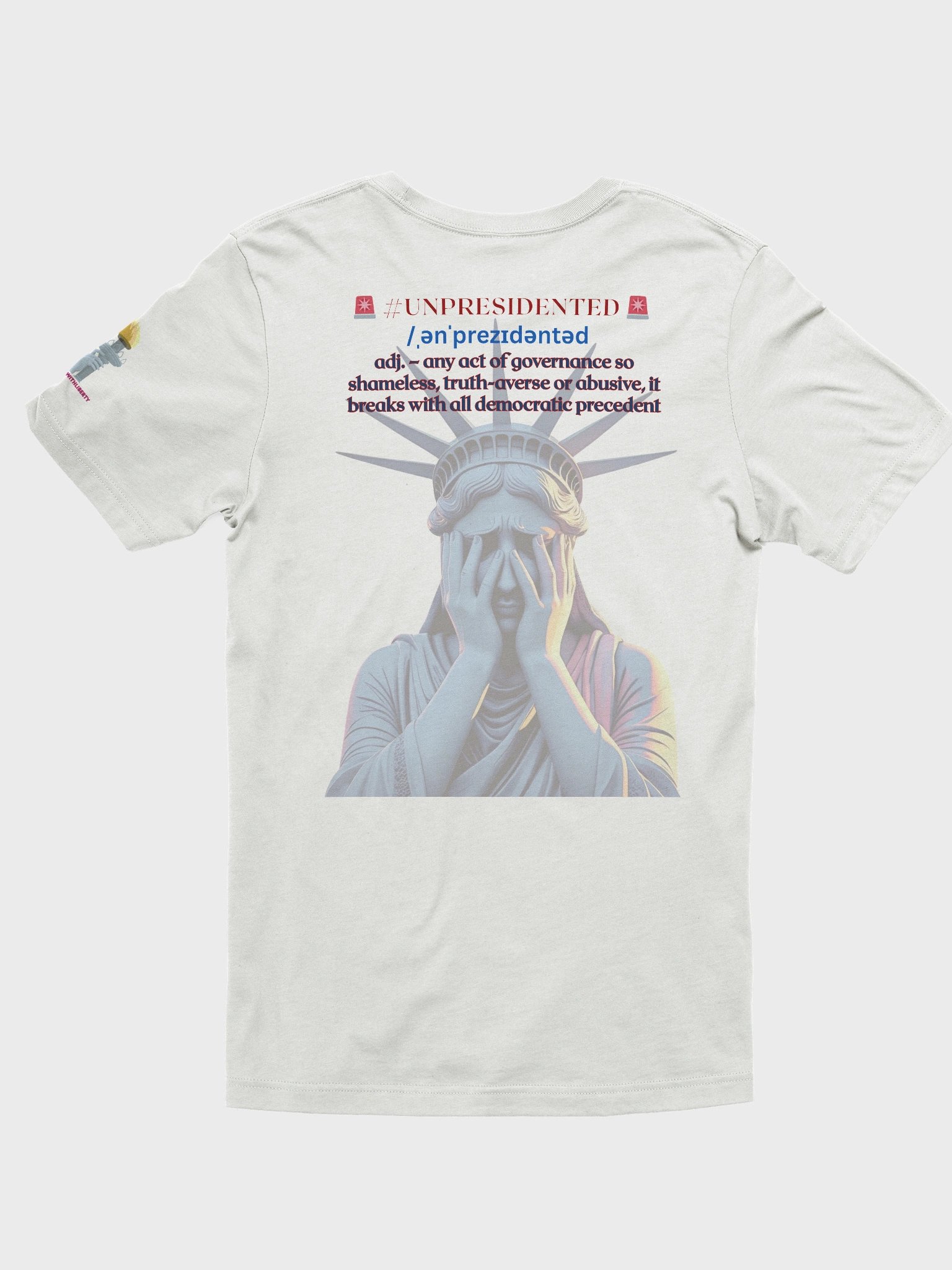 American Flag Barbed Wire Chain Link Bella & Canvas 3001 Supersoft Tee product image (7)
