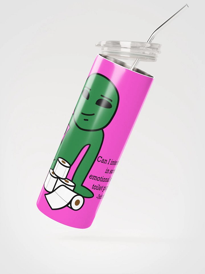 Emotional Support TP Tumbler (Pink) product image (4)