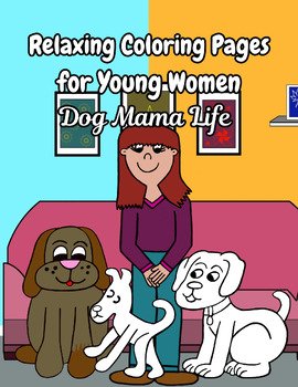 Pet Mom Life Quotes Coloring Book-30 pages product image (1)