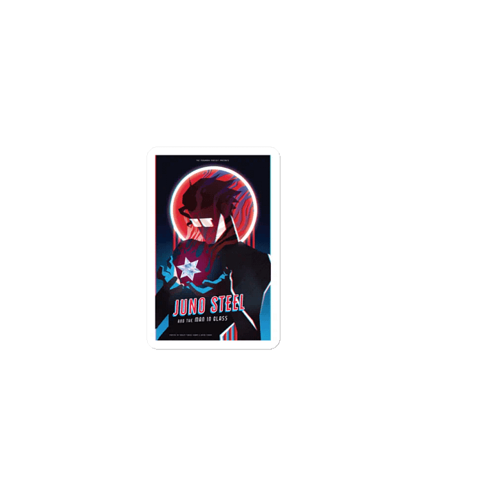 Juno Steel and The Man in Glass Magnet product image (1)