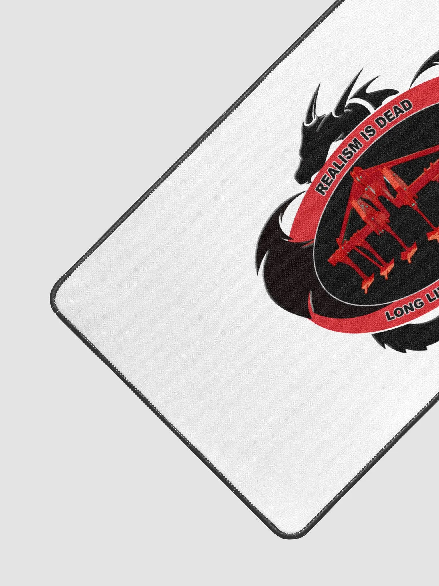 Realism is dead large mouse mat product image (3)