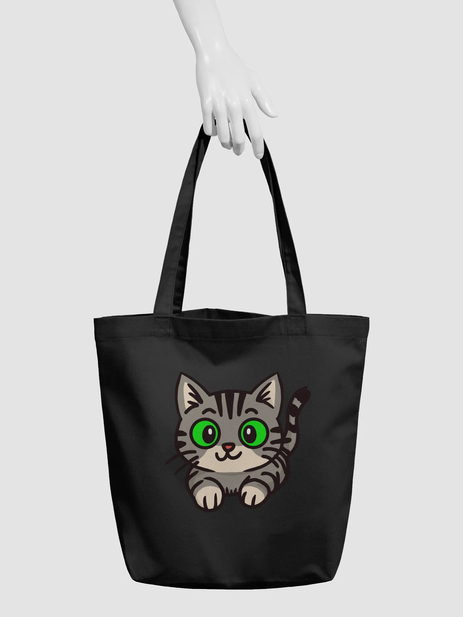 Jade Gaze Eco Tote Bag product image (5)