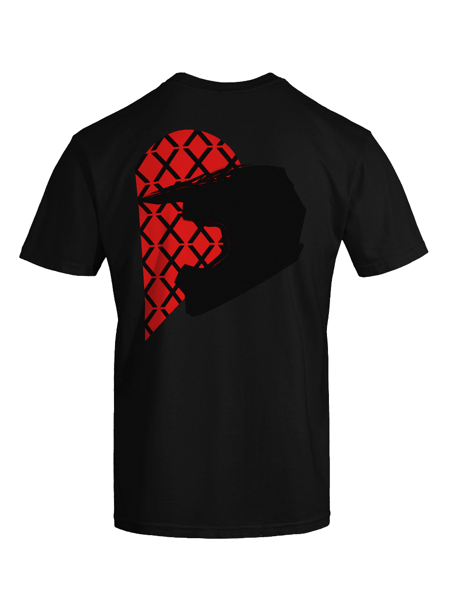 Matching Off-Road Helmet Heart (Black-Right) | Shirt product image (4)