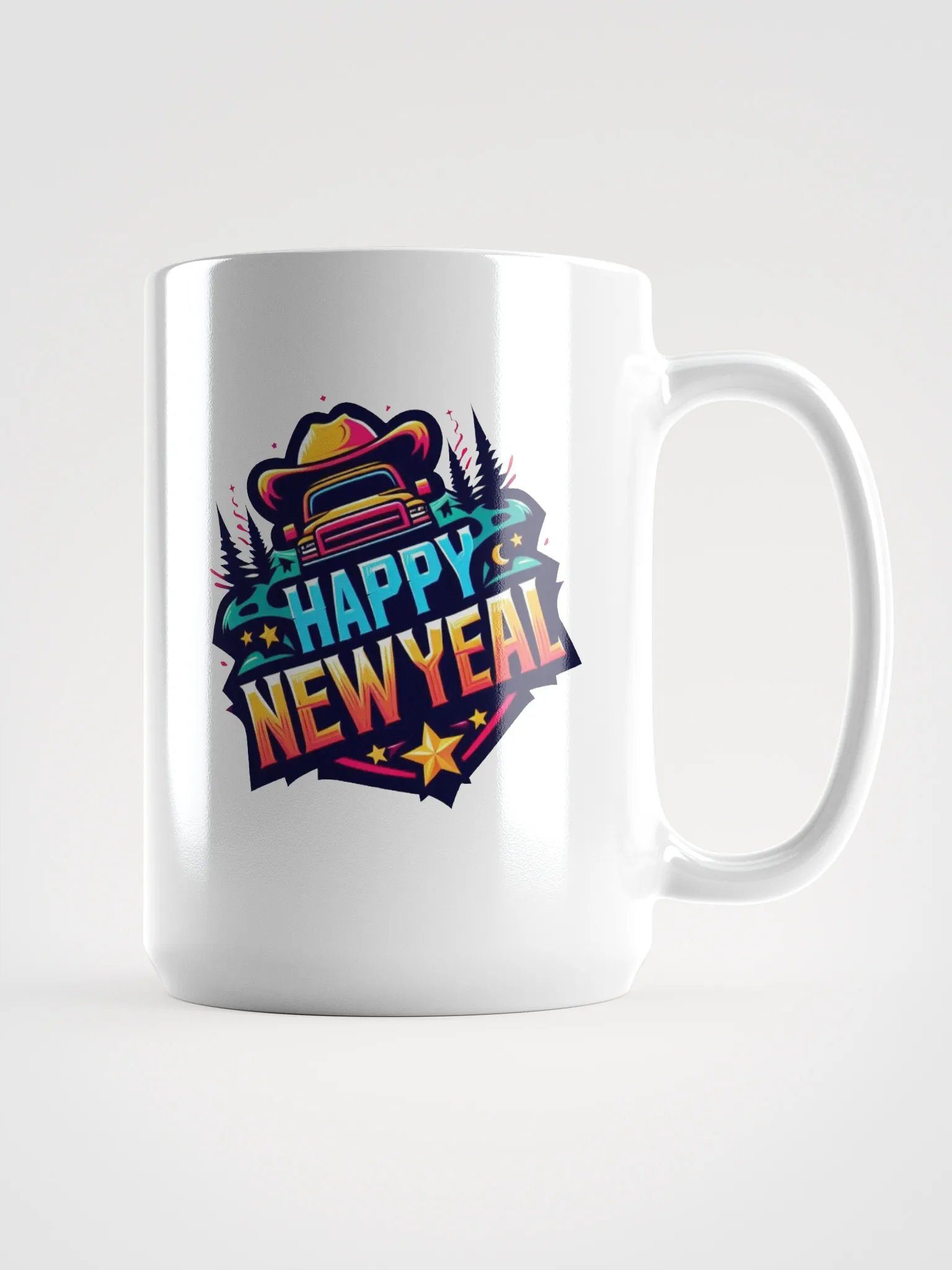 Cowboy New Year Celebration Mug product image (1)