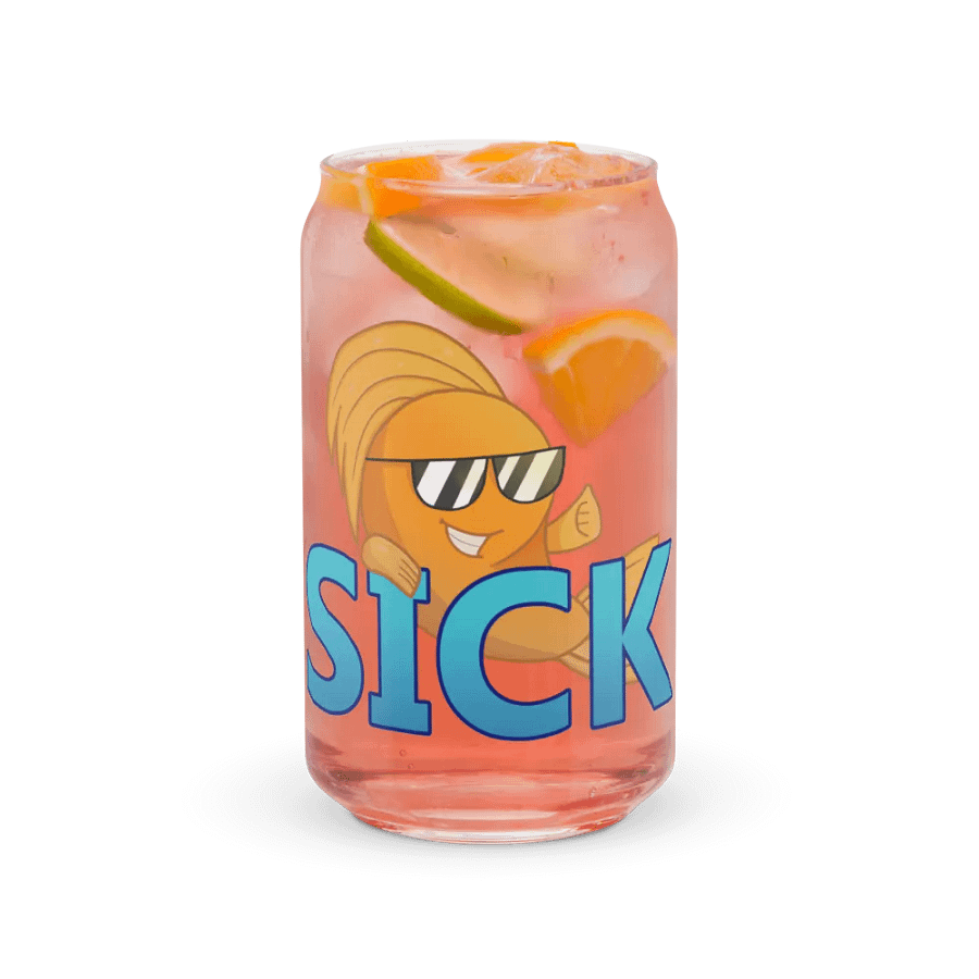 Sick Fish Glass With Lid product image (7)