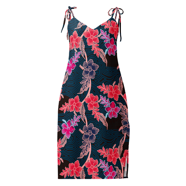 Batik-Inspired Tropical Floral Slip Dress product image (1)