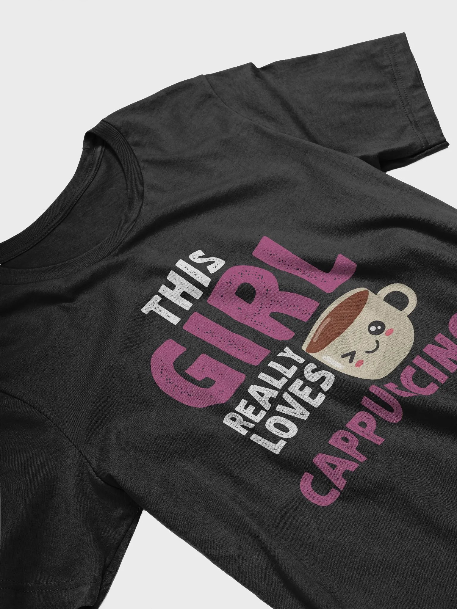 This Girl Really Loves Cappuccino T-Shirt | Coffee Lover Shirt product image (3)
