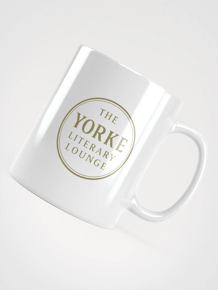The Yorke Literary Lounge Ceramic Mug White product image (4)