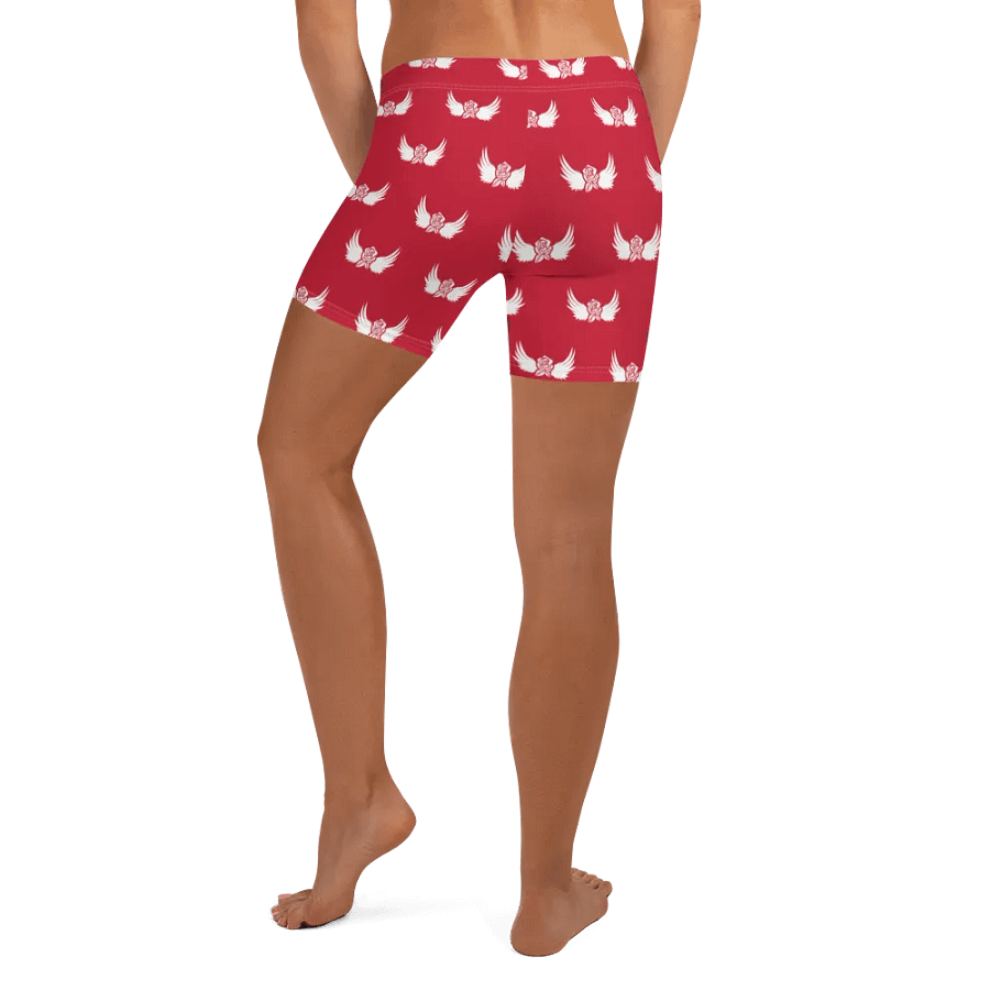 System Women Shorts Red & White product image (3)