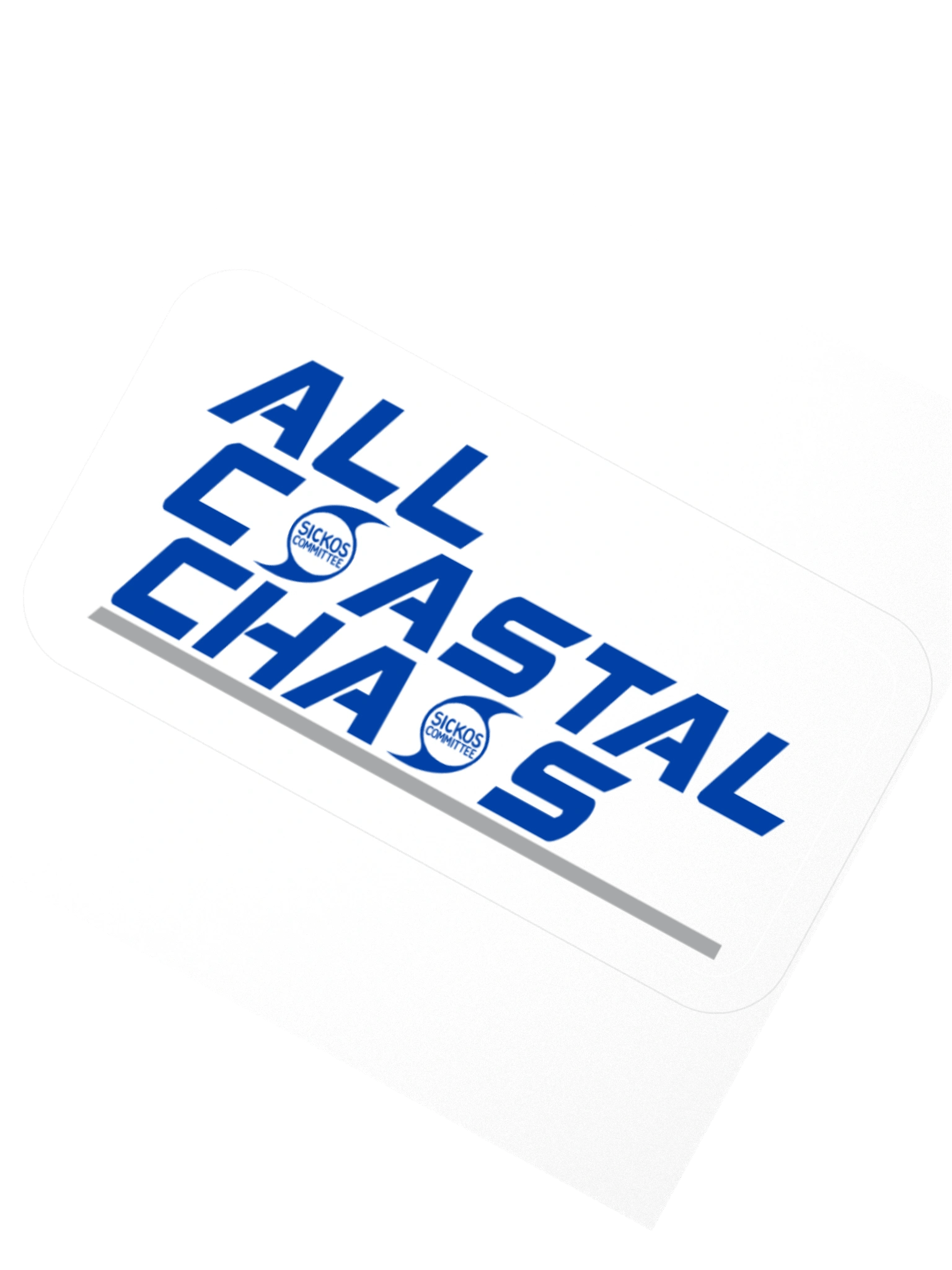 All Coastal Chaos Sticker 3" x 3" product image (2)