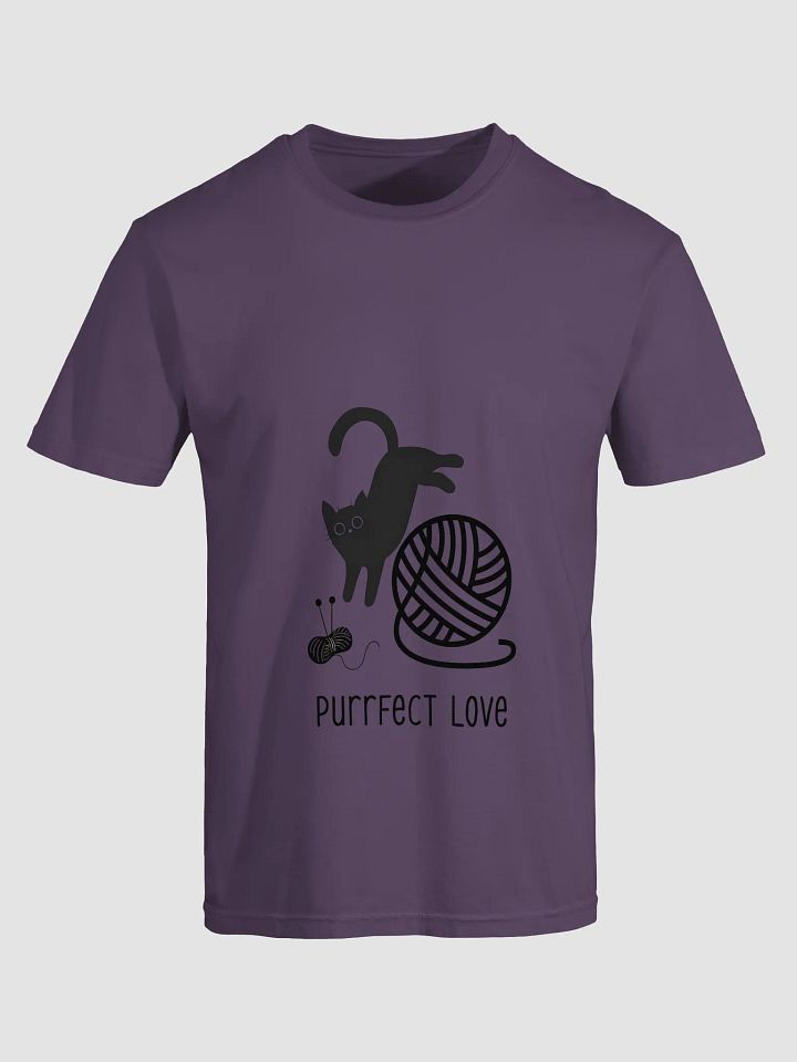 Black Cat with a knitting ball | T-shirt product image (4)