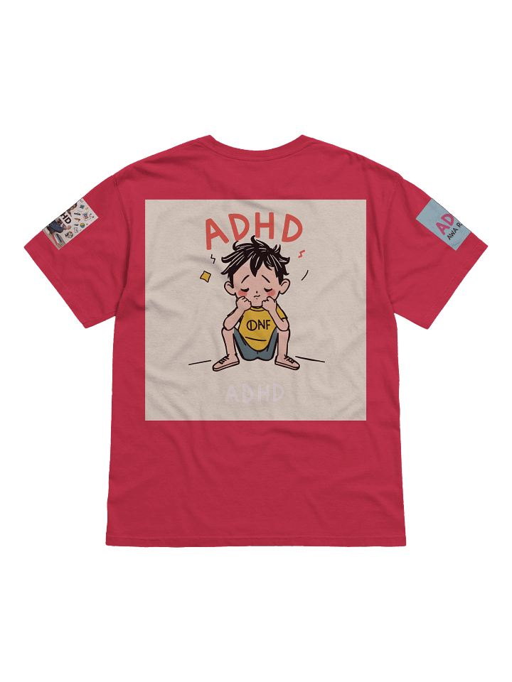 ADHD Awareness Illustrated T-Shirt product image (2)