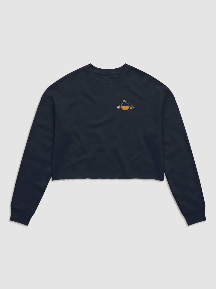 Premium Fleece Crop Sweat (White Logo) product image (2)