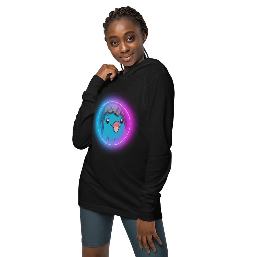 Battle Chicken Long Sleeve Hooded Tee product image (6)