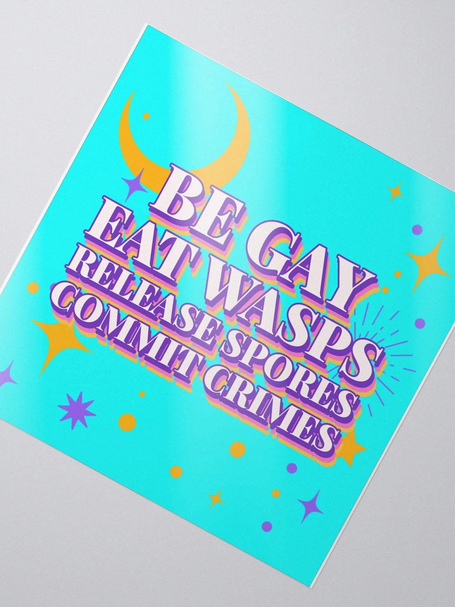 Cordyceps propaganda bubble free stickers product image (3)