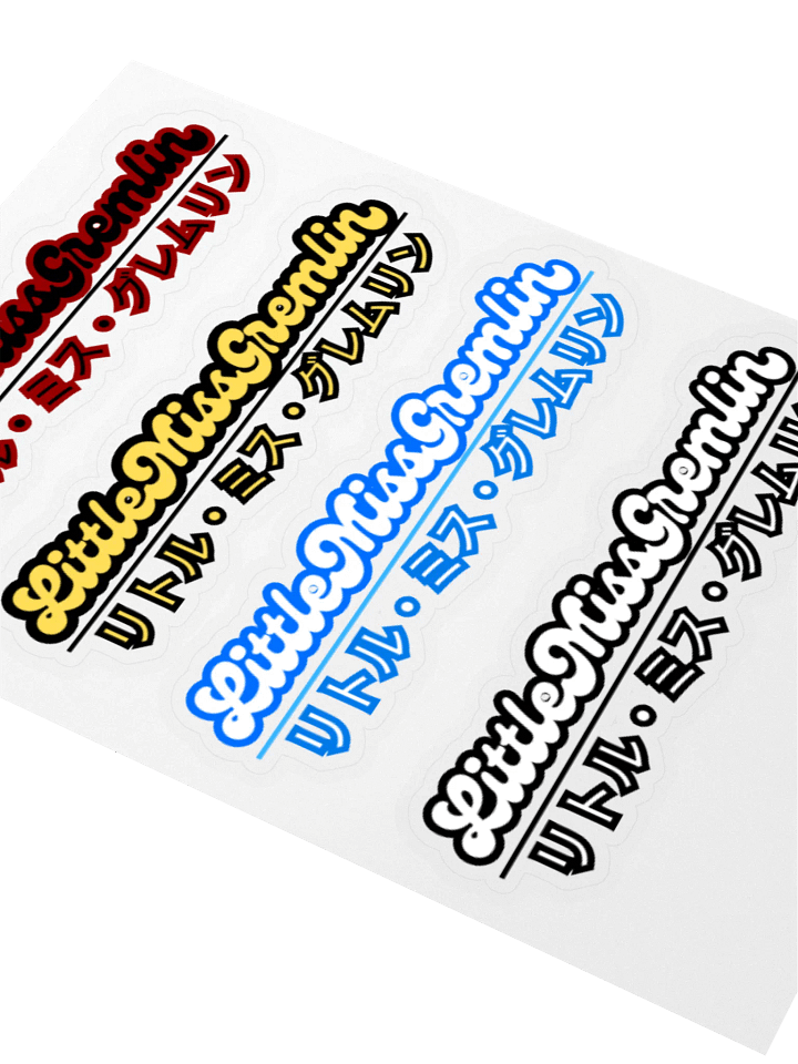 Little Miss Gremlin Sticker Sheet Set product image (2)