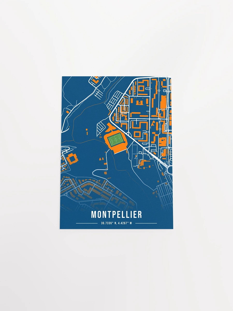 Stade de la Mosson Map Design Poster product image (18)