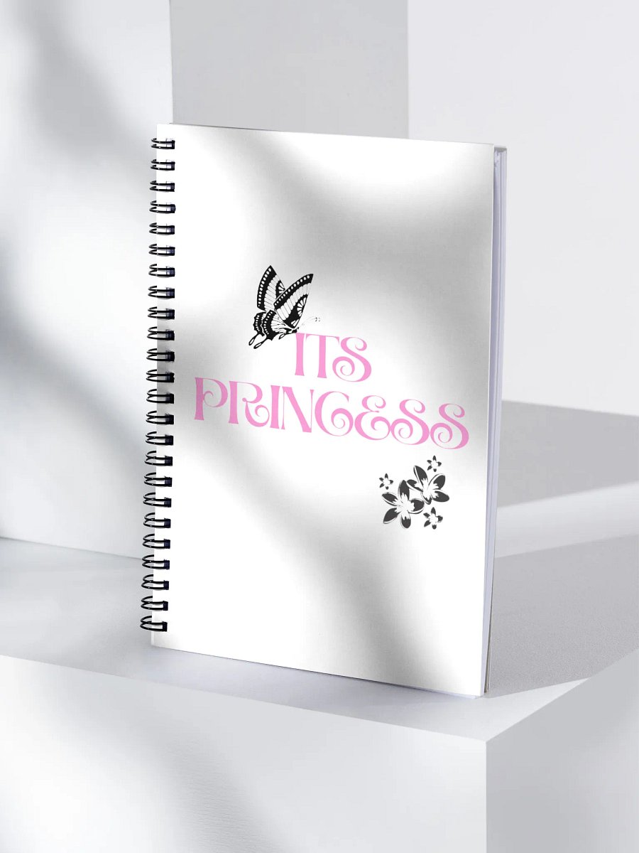 Floral Princess Spiral Notebook product image (4)