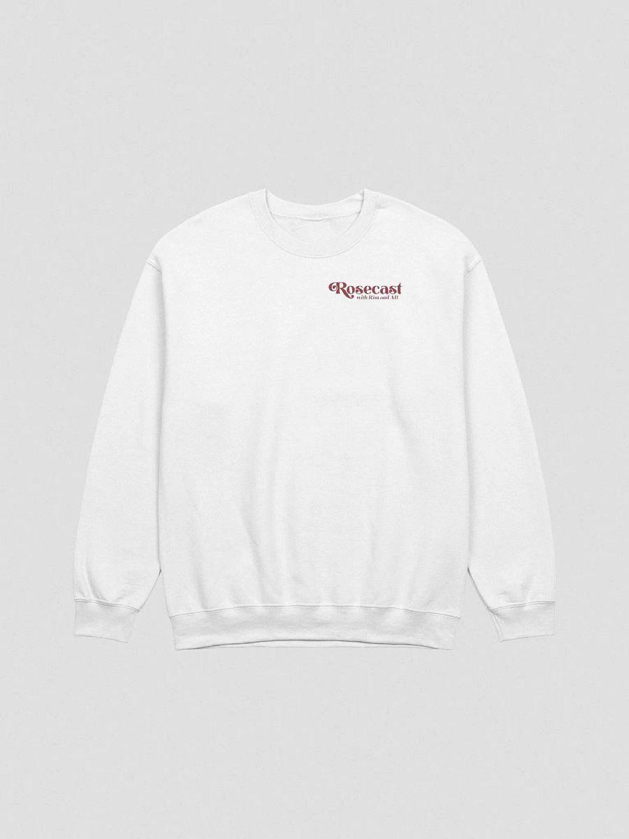 Retro Rose Crewneck Sweatshirt (Front and back) product image (3)