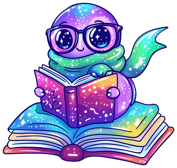 Bookworm Bliss Sticker product image (1)