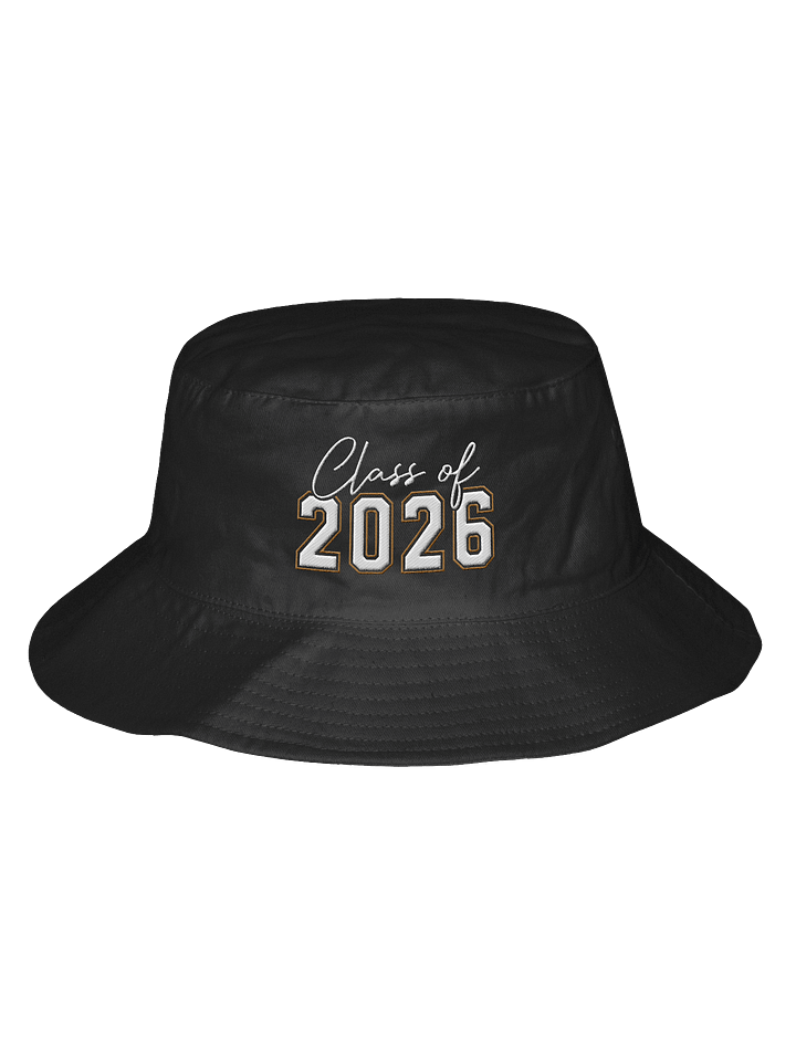 Class of 2026 Bucket Hat – Graduation Gift | Mid-Profile Cotton Cap | One Size Fits All product image (1)