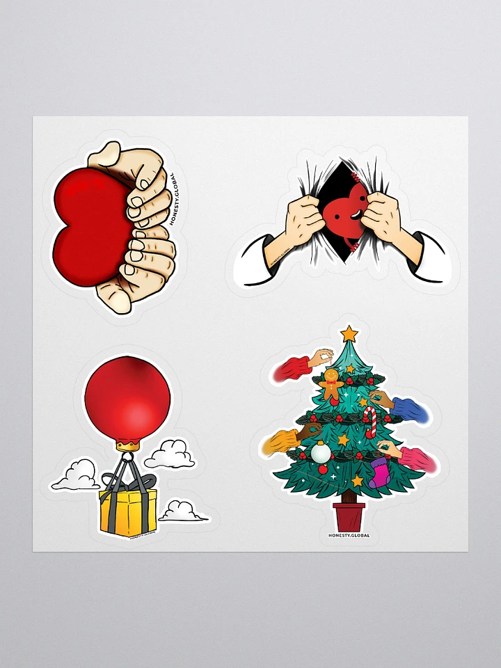 Hearts & Holiday Sticker Pack product image (1)