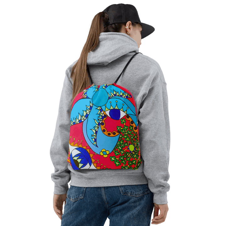Ethereal Vision All-Over Print Drawstring Bag product image (1)