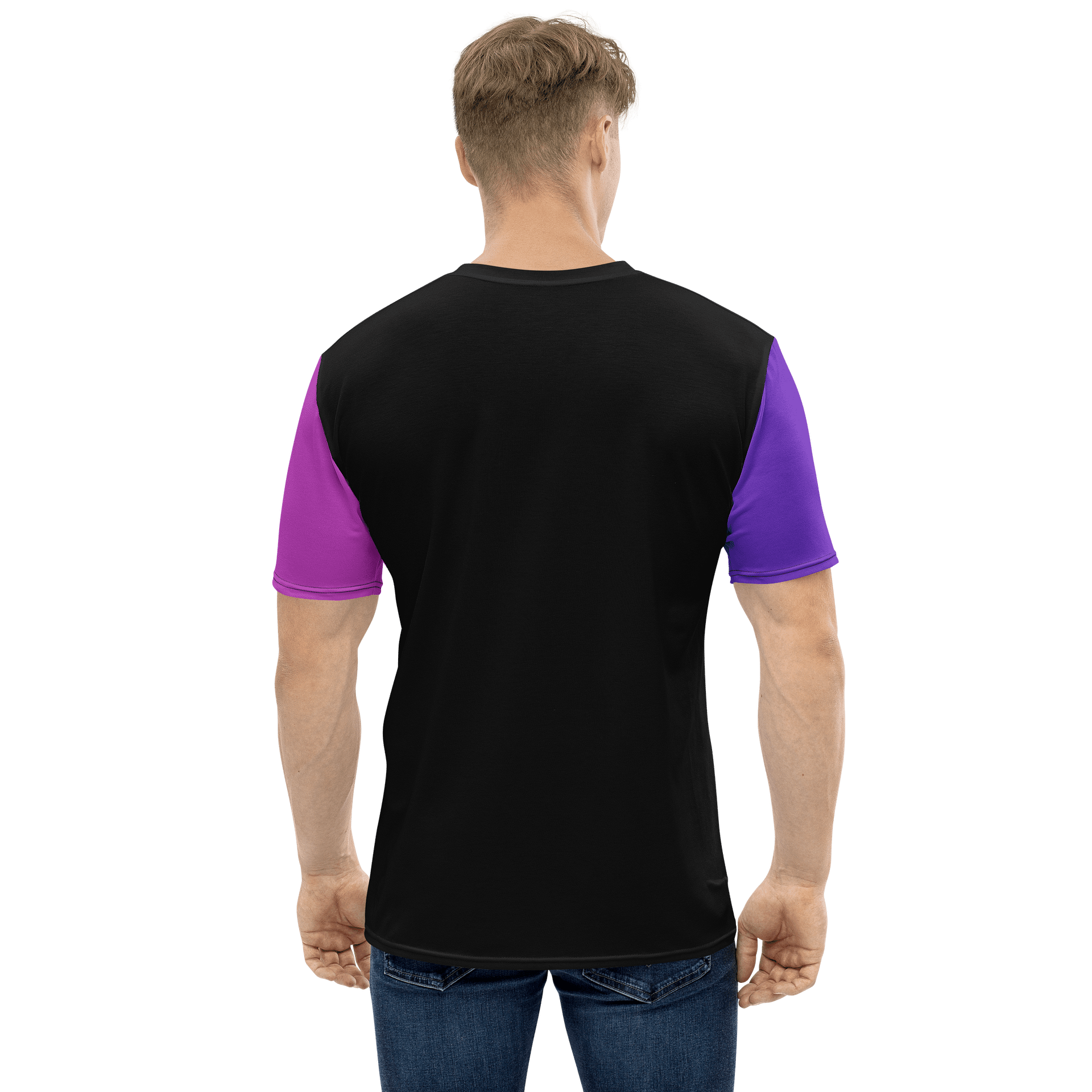 A Little Bit Bad - POX All Over Short Sleeve (Purple/Pink Sleeves) product image (2)
