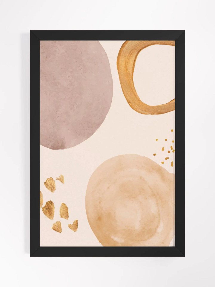 Vibrant Ayous Wood Framed Matte Poster product image (3)