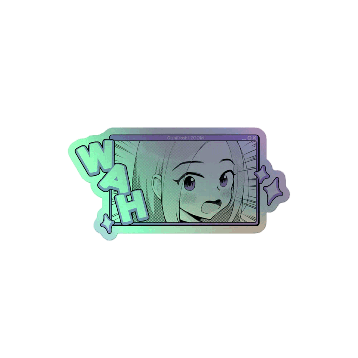 Oishii "Zoom" Holo Sticker product image (2)