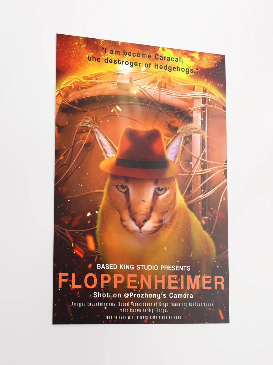 "FLOPPENHEIMER" LIMITED EDITION POSTER product image (1)