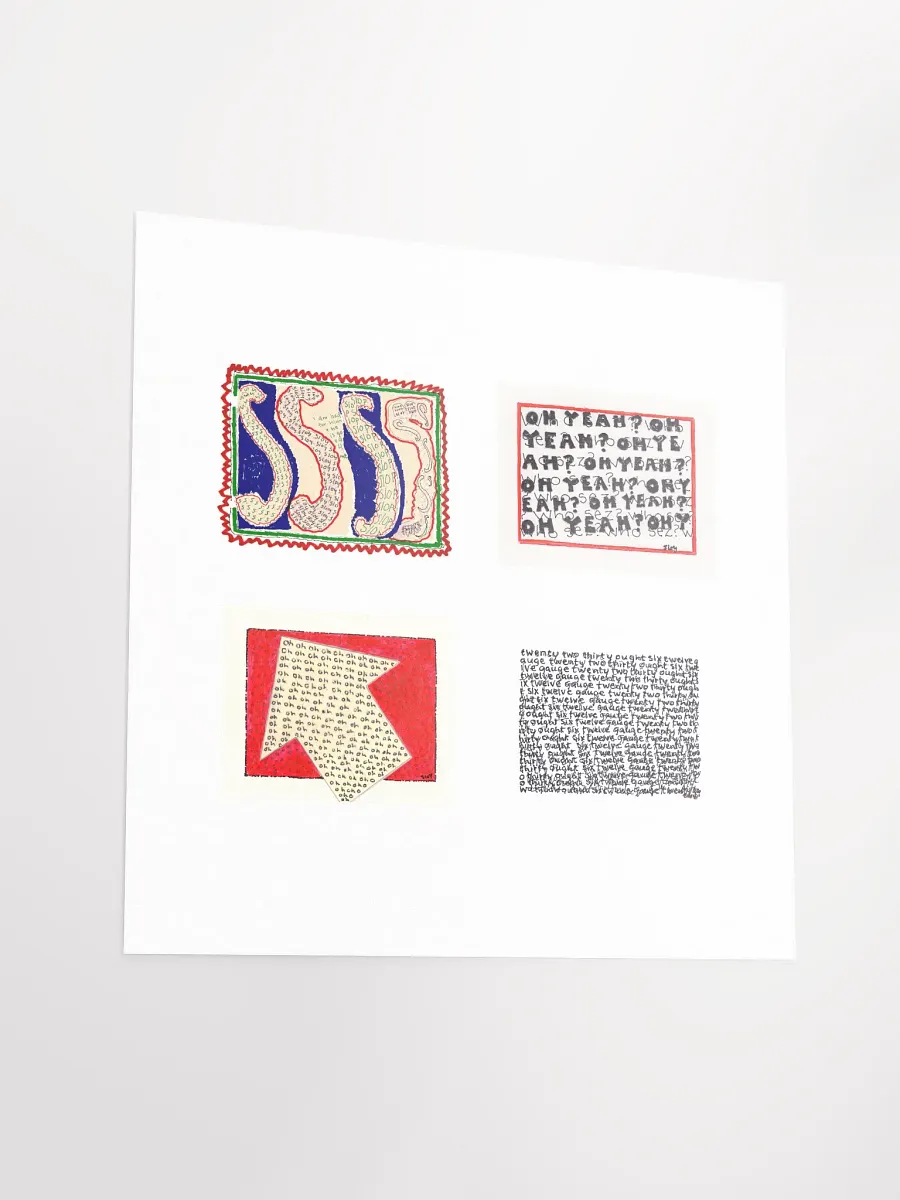 Build Your Own Four Panel Card Art (horizontal orientation) product image (3)