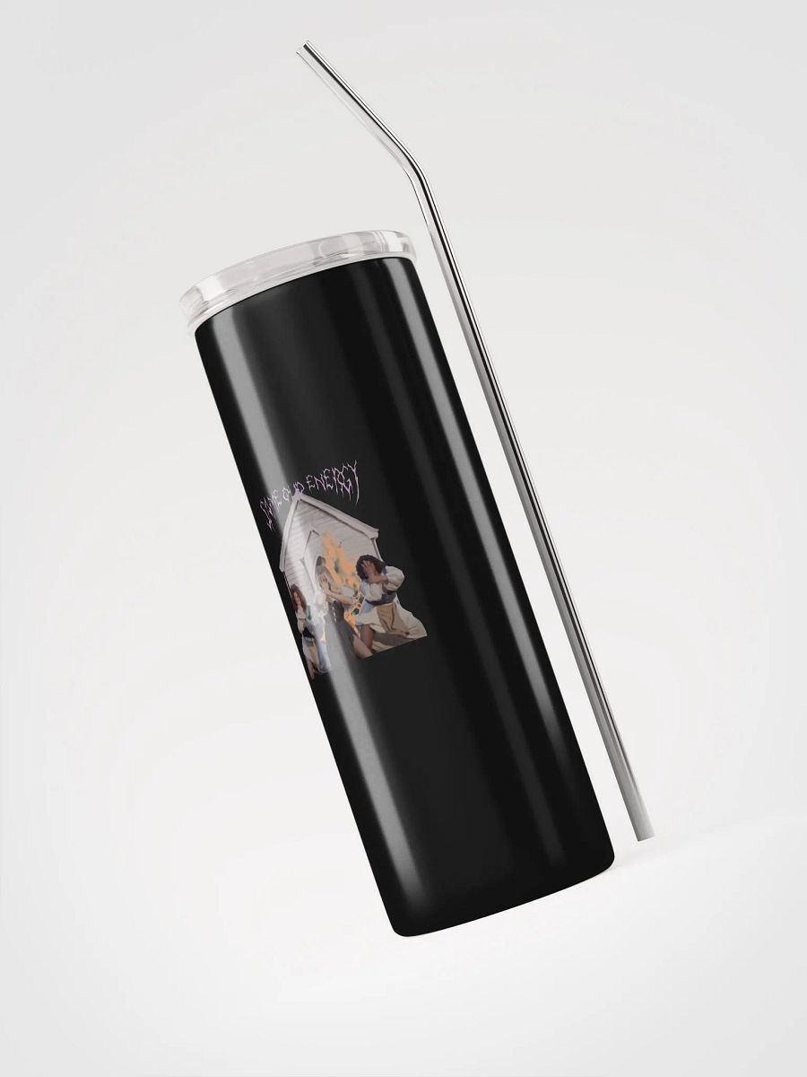 'Same Old Energy' Metal Eco Tumbler (and eco straw) product image (3)