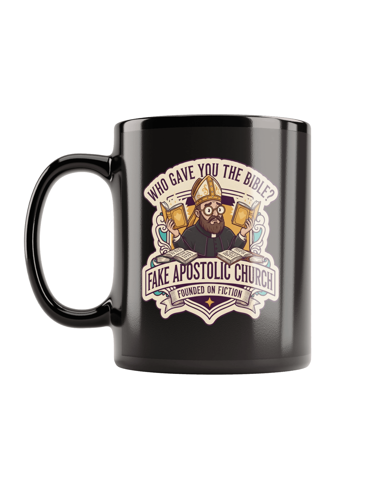 Who Gave You The Bible? (Black Mug) product image (11)